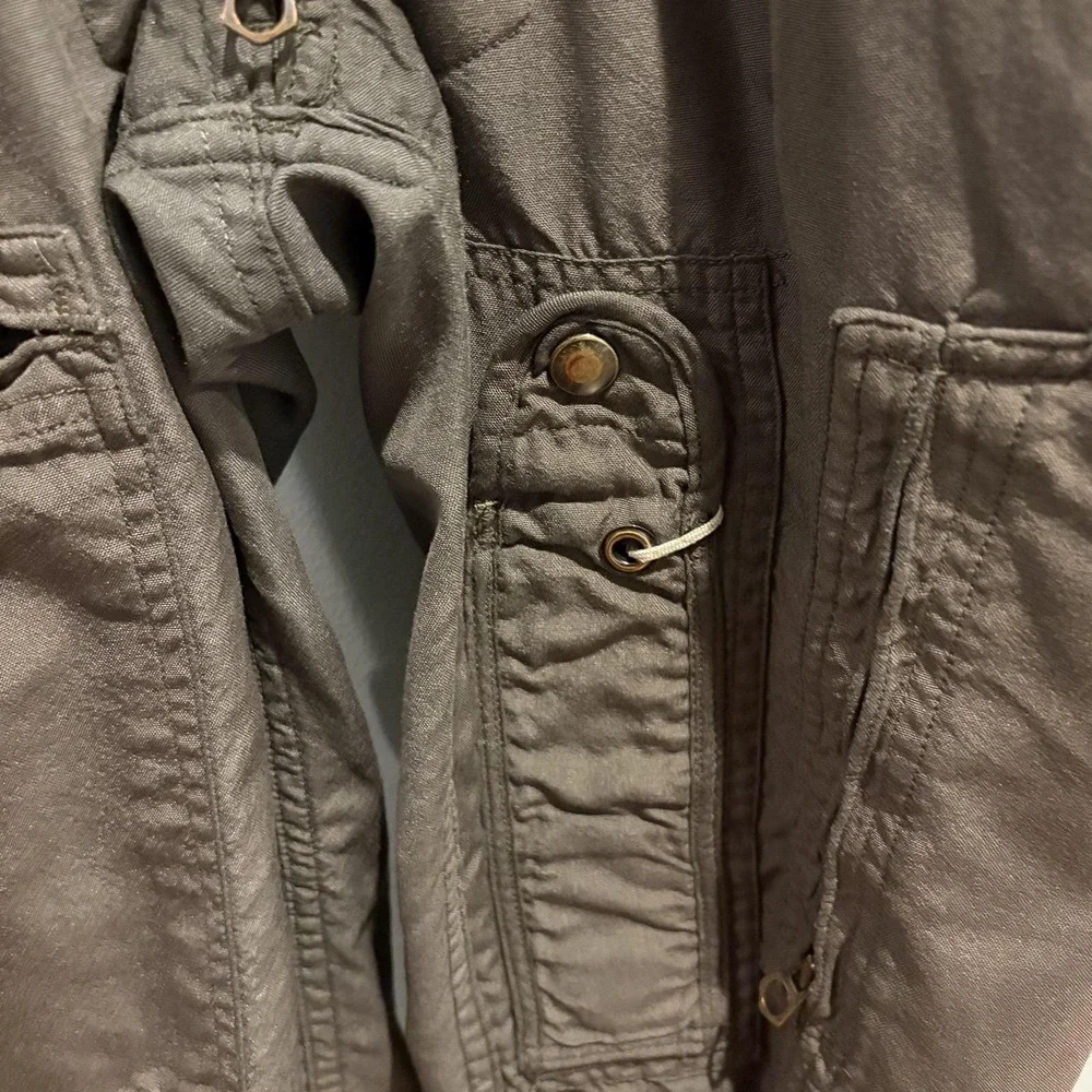 Vtg 60s US Military Flight Suit Olive Green Coveralls Scovill‎ Zip Small